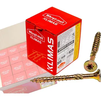 Vrut Klimas Wkret-Met TX 3x30mm - 1 Karton (16x500 ks) - Vruty do dřeva se zápustnou hlavou, WKCS