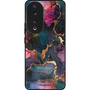 Pouzdro na mobilní telefon Lesklé pouzdro iSaprio pro Honor 90 5G - Dark Marble 10 (Lesklé pouzdro, kryt, obal iSaprio Exclusive na mobil Honor 90 5G s motivem Dark Marble 10 - elegantní skleněný vzhled, skvělá ochrana mobilu a luxusní styl, vyrobeno v Česku)