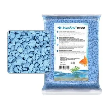 Dekorace do akvária Akvarijní štěrk sv. modrý 2 kg DECO