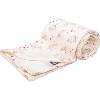 Dětská deka Kaarsgaren Letní deka 70x100cm z biobavlny želvy korálové