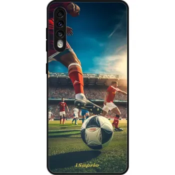 Pouzdro na mobilní telefon Lesklé pouzdro iSaprio pro Samsung Galaxy A50 - Football 12 (Lesklé pouzdro, kryt, obal iSaprio Exclusive na mobil Samsung Galaxy A50 s motivem Football 12 - elegantní skleněný vzhled, skvělá ochrana mobilu a luxusní styl, vyrobeno v Česku)