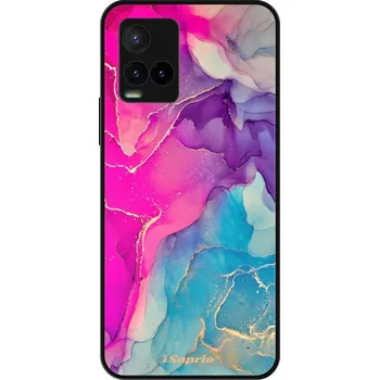 Pouzdro na mobilní telefon Lesklé pouzdro iSaprio pro Vivo Y21 / Y21s / Y33s - Purple Ink (Lesklé pouzdro, kryt, obal iSaprio Exclusive na mobil Vivo Y21 / Y21s / Y33s s motivem Purple Ink - elegantní skleněný vzhled, skvělá ochrana mobilu a luxusní styl, vyrobeno v Česku)