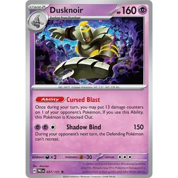 Sběratelská karetní hra Dusknoir 037/131 - Prismatic Evolutions Typ karty: Holo