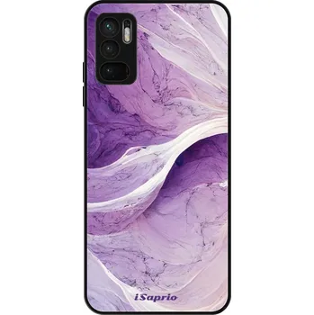 Pouzdro na mobilní telefon Lesklé pouzdro iSaprio pro Xiaomi Redmi Note 10 5G - Purple Paint 10 (Lesklé pouzdro, kryt, obal iSaprio Exclusive na mobil Xiaomi Redmi Note 10 5G s motivem Purple Paint 10 - elegantní skleněný vzhled, skvělá ochrana mobilu a luxusní styl, vyrobeno v Čes
