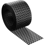 Eurovent 5x500cm - Okapová mřížka - Černý RAL 9005, Plastová