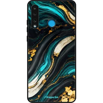 Pouzdro na mobilní telefon Lesklé pouzdro iSaprio pro Huawei P30 Lite - Dark Paint 10 (Lesklé pouzdro, kryt, obal iSaprio Exclusive na mobil Huawei P30 Lite s motivem Dark Paint 10 - elegantní skleněný vzhled, skvělá ochrana mobilu a luxusní styl, vyrobeno v Česku)