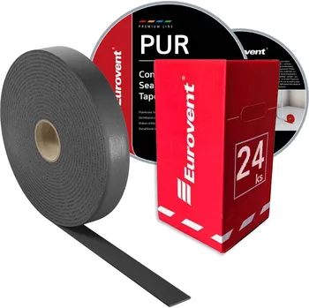 Eurovent 40mm x 25m - 1 Karton (24ks) - Těsnící páska - Jednostranná PUR