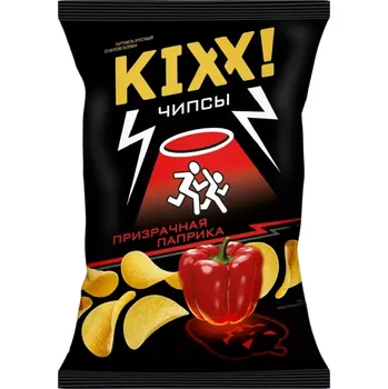 Chips Čipsy s příchutí papriky 50g KIXX!