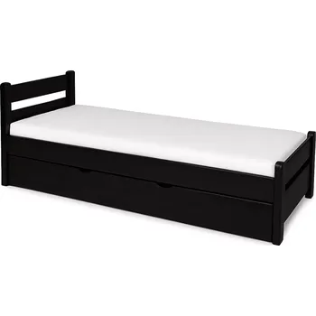 Postel GABI Dřevěná postel Relax 120x200 Wenge