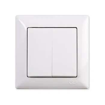 vypínač Vypínač č.5 Visage Simple bílý