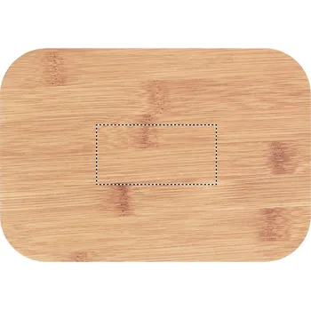 Dóza na potraviny Obědová krabička s bambusem Laserové gravírování (max. 1 barva, 40x80mm) 1 barva 5 LID PAD