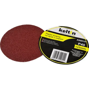 Brusný kotouč Brusný kotouč (papír) na suchý zip, 125 mm, zrnitost P40, Geko K00010