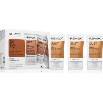 Pleťový krém Revox B77 Just Revox B77 Just Daily Sun Shield ochranný pleťový krém SPF 50+ 3 x 30 ml