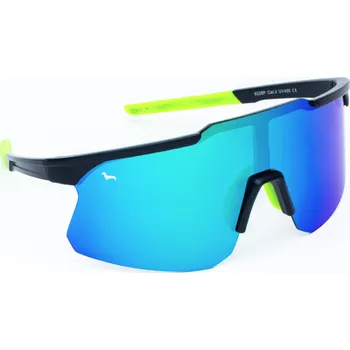 Sluneční brýle KAŠMIR KAŠMIR Sport Cycle 2.0 Polarized SCC2 černé - skla modro-zelená zrcadlová