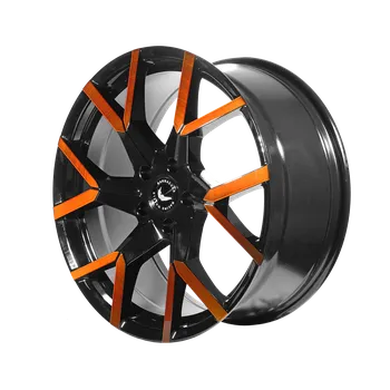 Alu kolo Barracuda TZUNAMEE EVO černá lesklá / zářivá oranžová 8,5×19" 5×112 ET 43 RCTZUE85943R/GBS-flashorange22023