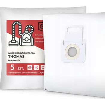 Sáček do vysavače 5x SÁČEK do VYSAVAČE Thomas Aquawash SYNTETICKÝ Vliesový Sáčky VELKÉ G9