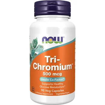 Now Foods Tri-Chromium™ se skořicí 500 mcg (90 Veg Kapsla)