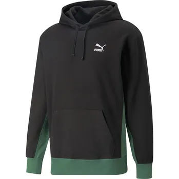 Pánská mikina Pánská Mikina PUMA CLASSICS BLOCK HOODIE 53561956 – Černá S