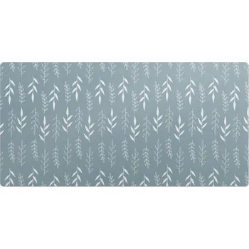 Obraz Gamingová podložka pod myš s protiskluzovou úpravou, rostlinný motiv listů, 90x45 cm