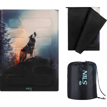 Spacák NC3601 Turistický spacák pro 2 osoby, kempingový + obal Nils Camp