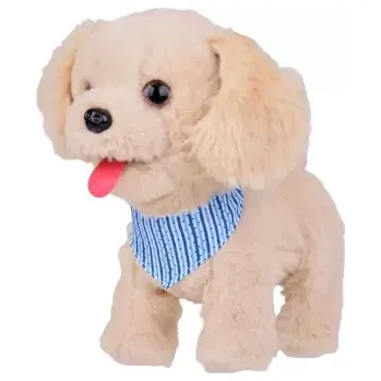 plyšák Interaktivní pes Tinka - chodí, štěká, olizuje