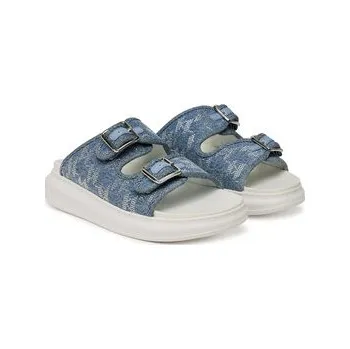 Dámské pantofle Nazouváky KARL LAGERFELD Kapri Slide KL62505A Modrá 39