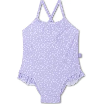 Dívčí oblečení PLAVKY S UPF 50+ Lila Leopard - 98-104