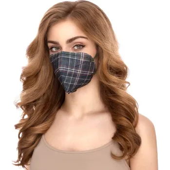 respirátor Balerina zdravotnický Český nano respirátor FFP2 - Karo green