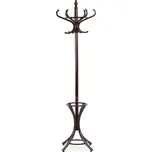 Dřevěný stojanový věšák F-2059 BR - tmavě hnědý - SLEVA 3% s kodem radost25