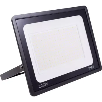 Ledshopik LED reflektor | 200W | IP65 venkovní | 230V | černý | - DENNÍ BÍLÁ - 4000K