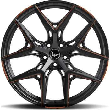 Alu kolo Barracuda RAZZER COPPER Puresports černá matná s frézováním 8,5×19" 5×112 ET 33 RCRAZ85943R/MBSP22023MCOPPERM