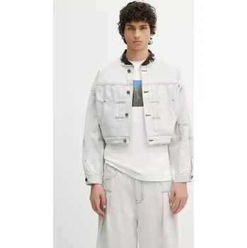 Dámská bunda Džínová bunda Ader Error Apparel-Top bílá barva, přechodná, BO01SSJK1601WH, XL, 00X