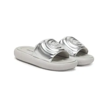 Dámské pantofle Nazouváky MICHAEL Michael Kors MK01421040 Stříbrná 37