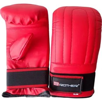 Chránič rukou boxerské rukavice tréninkové pytlovky červené