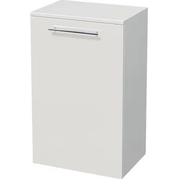 Koupelnový nábytek Koupelnová skříňka nízká Intedoor LANDAU IDEAL 82/50, koš bílá matná