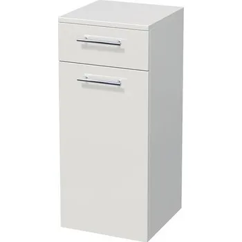 Koupelnový nábytek Koupelnová skříňka nízká Intedoor LANDAU IDEAL 82/35, 1 zásuvka, koš bílá matná