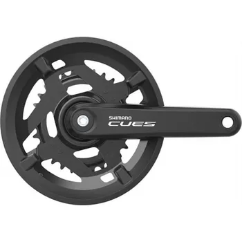Klika na kolo kliky SHIMANO Cues FC-U4010-2, 170mm, 46-30 zubů, černé, 11,10,9 speed, s ložisky