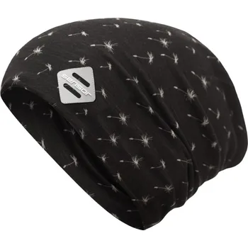 Čepice čepice SENSOR MERINO IMPRESS LOGO černá/pattern