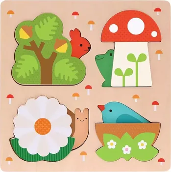 Dětské zboží Petit Collage Vkládací puzzle To je můj domov