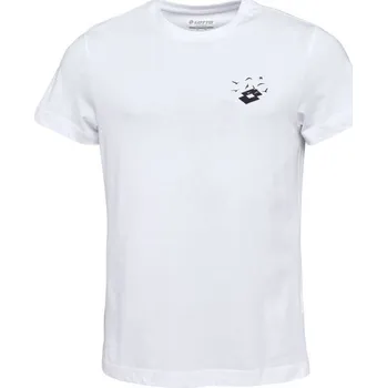 Pánské triko Lotto LOGO FLY TEE S Bílá, Černá
