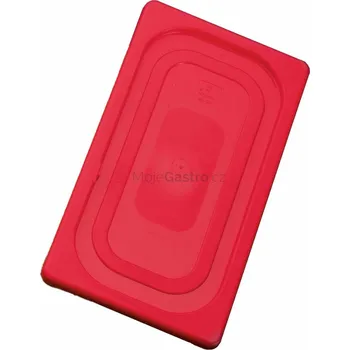 Gastronorm Víko GN 1/3 polypropylenové - červená