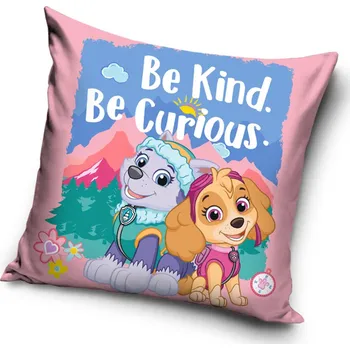 Povlak na dekorativní polštářek Povlak na polštářek Tlapková Patrola Dobrodružství pod Horami