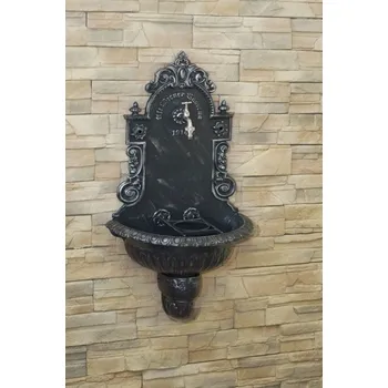 Umyvadlo Ozdobné retro pavlačové umyvadlo z lehké slitiny 23/11 antické stříbro Viener Bassena