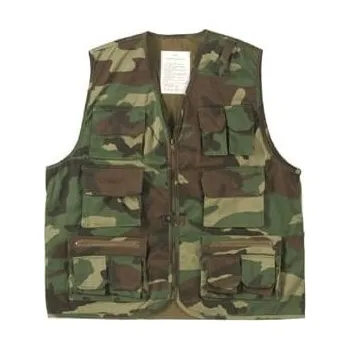Pánská vesta Vesta s kapsami na lov nebo rybaření WOODLAND XL US WOODLAND