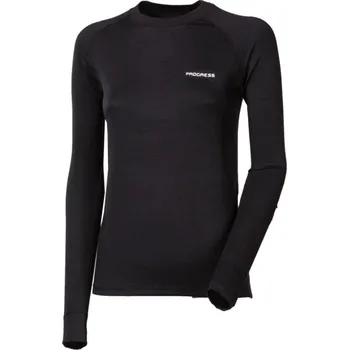 Dámské tričko triko dlouhé dámské Progress NDRZ bambus černé (triko dlouhé dámské Progress NDRZ bambus černé)