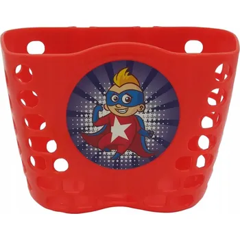 Košík na láhev Přední plastový košík na kolo Superhrdina