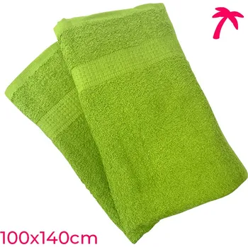 Osuška Plážová osuška froté Deluxe zelená 100x140cm