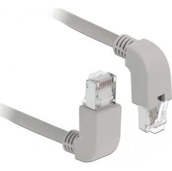 Počítačové příslušenství Delock 85861 RJ45 síťové kabely, propojovací kabely CAT 6 S/FTP 0.50 m šedá 1 ks
