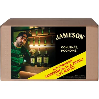 Whisky Jameson Jameson set 2x1l 40% + 0,5l zdarma