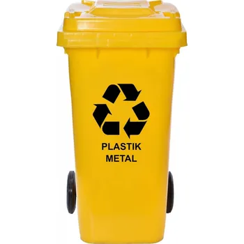 Odpadkový koš Sada odpadních kontejnerů - 120l - čtyři barvy